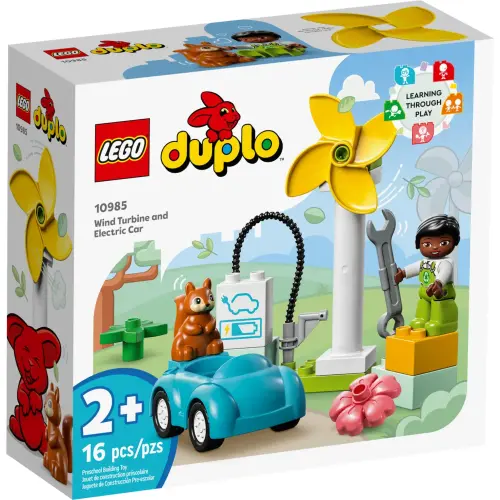 LEGO Duplo 10985 Wind Turbine and Electric Car 16 Pcs — imagen 2